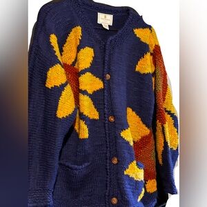 Express- Tricot Sunflower cardigan